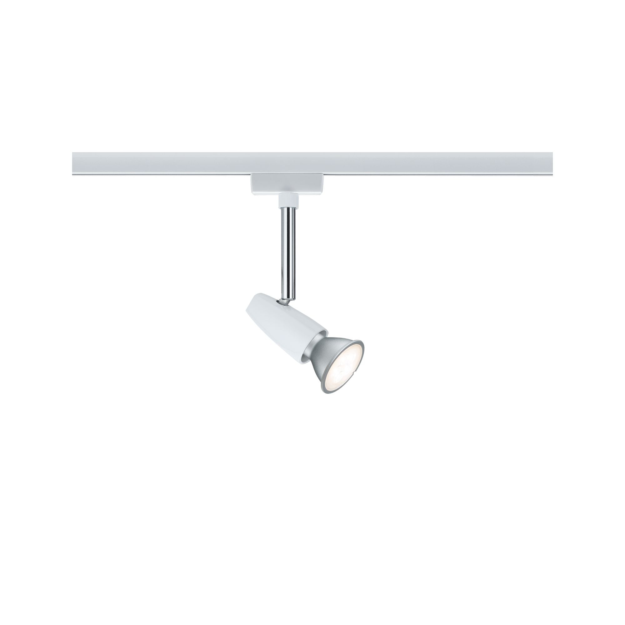 Paulmann URail System Light&Easy Spot BarelliLED 1x6,5W GU10 230V Weiß/Chrom Met/Kst