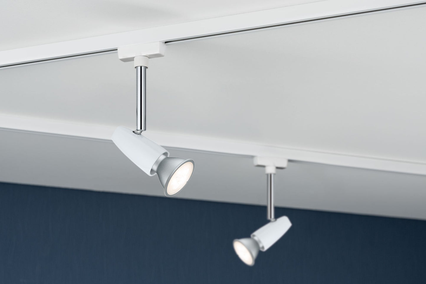 Paulmann URail System Light&Easy Spot BarelliLED 1x6,5W GU10 230V Weiß/Chrom Met/Kst