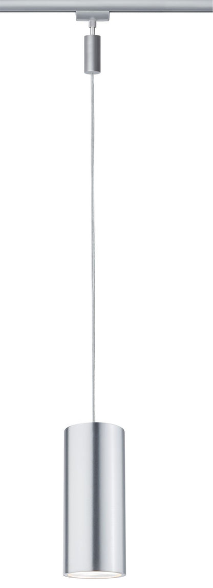 Paulmann URail LED Pendel Barrel 6W 9VA 350mA Chrom matt/Alu eloxiert Met/Kst