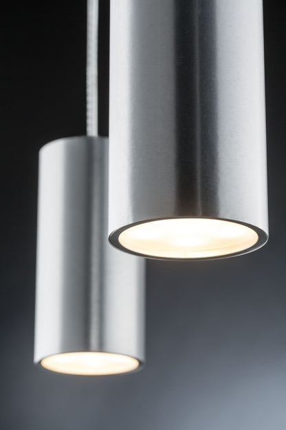 Paulmann URail LED Pendel Barrel 6W 9VA 350mA Chrom matt/Alu eloxiert Met/Kst