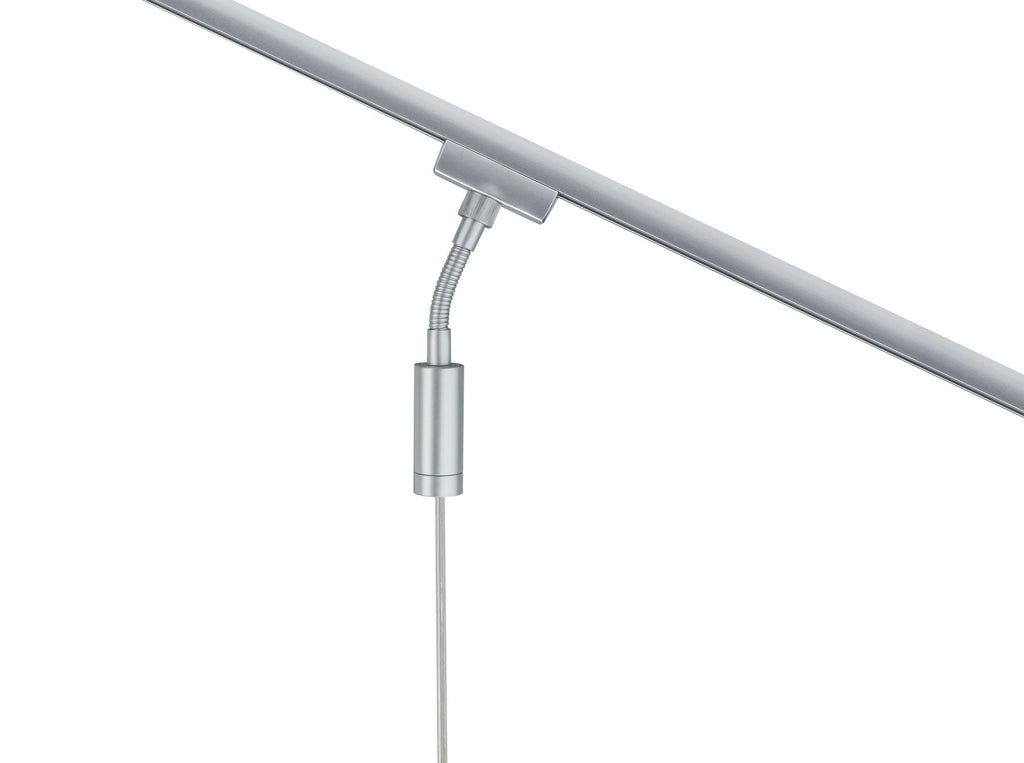 Paulmann URail System Flex Pendel Adapter Chrom matt 230V Metall / Kunststoff