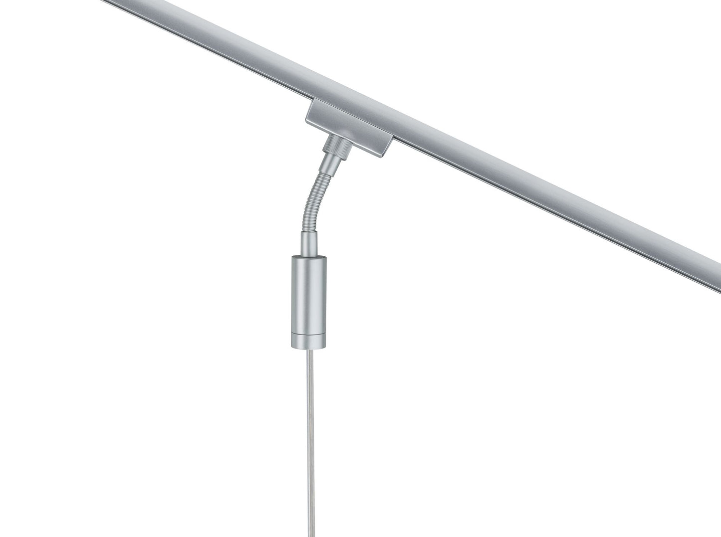 Paulmann URail System Flex Pendel Adapter Chrom matt 230V Metall / Kunststoff