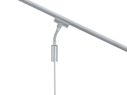 Paulmann URail System Flex Pendel Adapter Chrom matt 230V Metall / Kunststoff