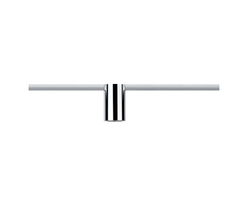 Paulmann URail Ceiling Socket max 1x20W E27 Chrom 230V Met/Kst