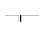 Paulmann URail Ceiling Socket max 1x20W E27 Chrom 230V Met/Kst