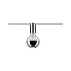 Paulmann URail Ceiling Socket max 1x20W E27 Chrom 230V Met/Kst
