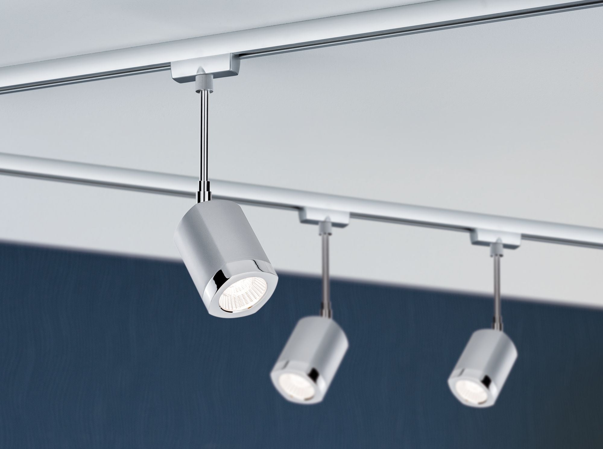 Paulmann URail Systems LED Spot Wankel 1x5,4W Chrom matt/Chrom 230V Met/Kst