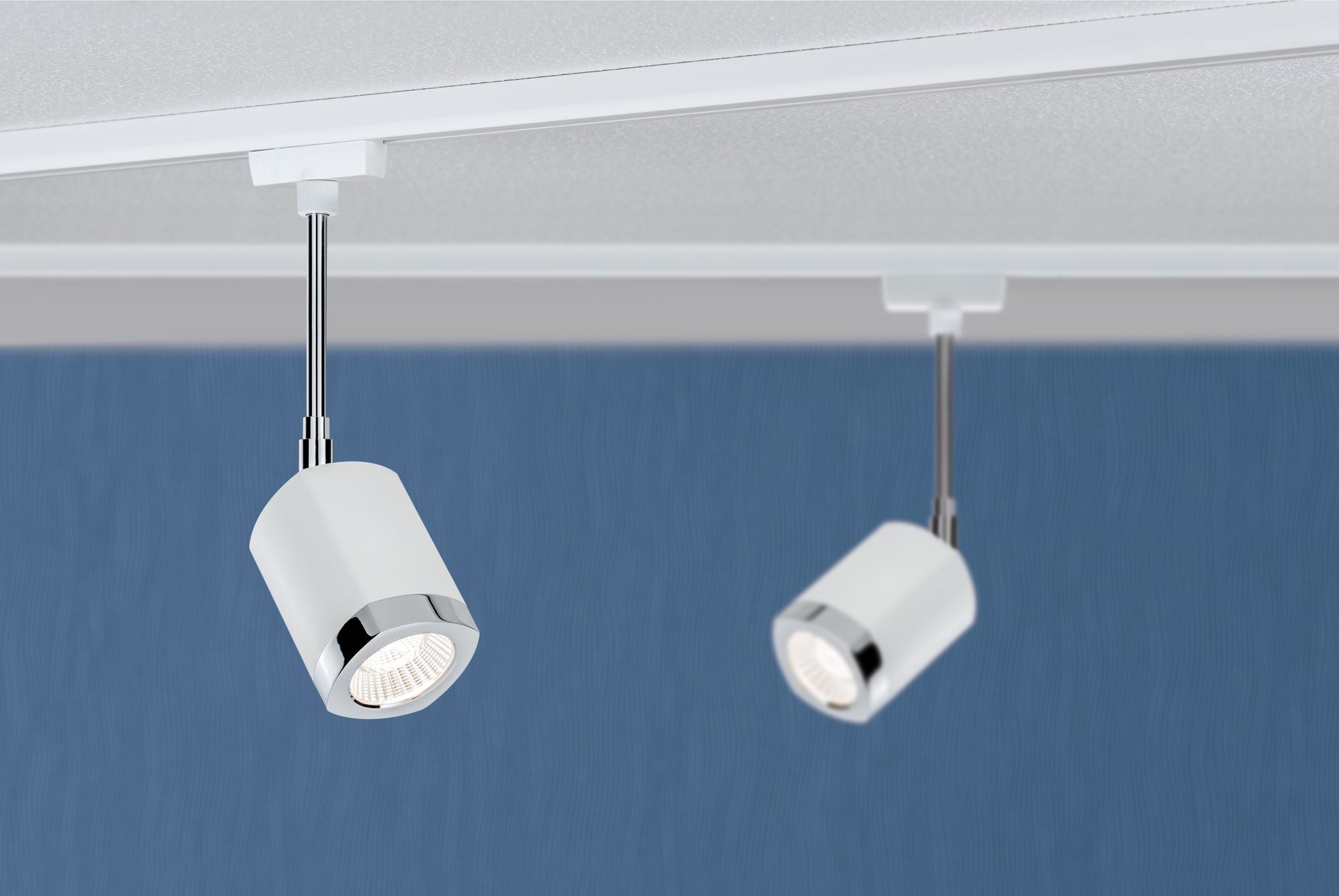 Paulmann URail Systems LED Spot Wankel 1x5,4W Weiß/Chrom 230V Met/Kst