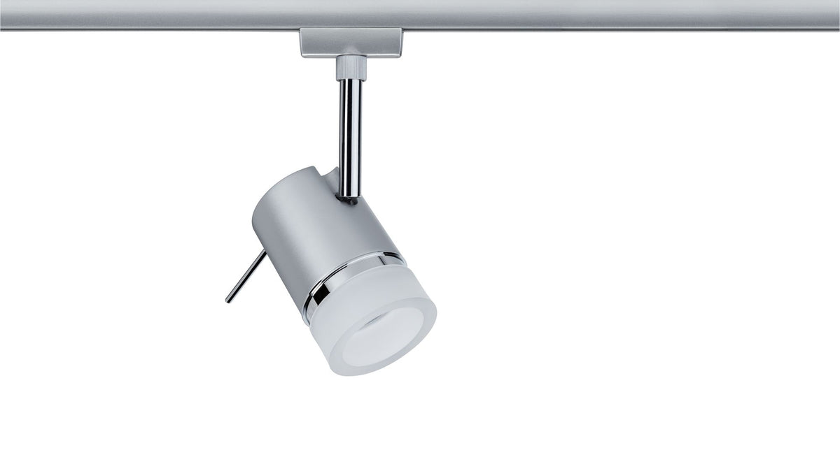 Paulmann URail LED Spot Pipe 1x3,5W GU10 Chrom matt/Chrom 230V Metall/Kunststoff