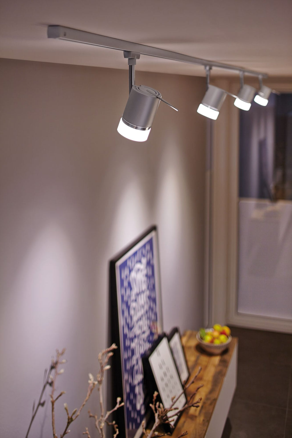 Paulmann URail LED Spot Pipe 1x3,5W GU10 Chrom matt/Chrom 230V Metall/Kunststoff