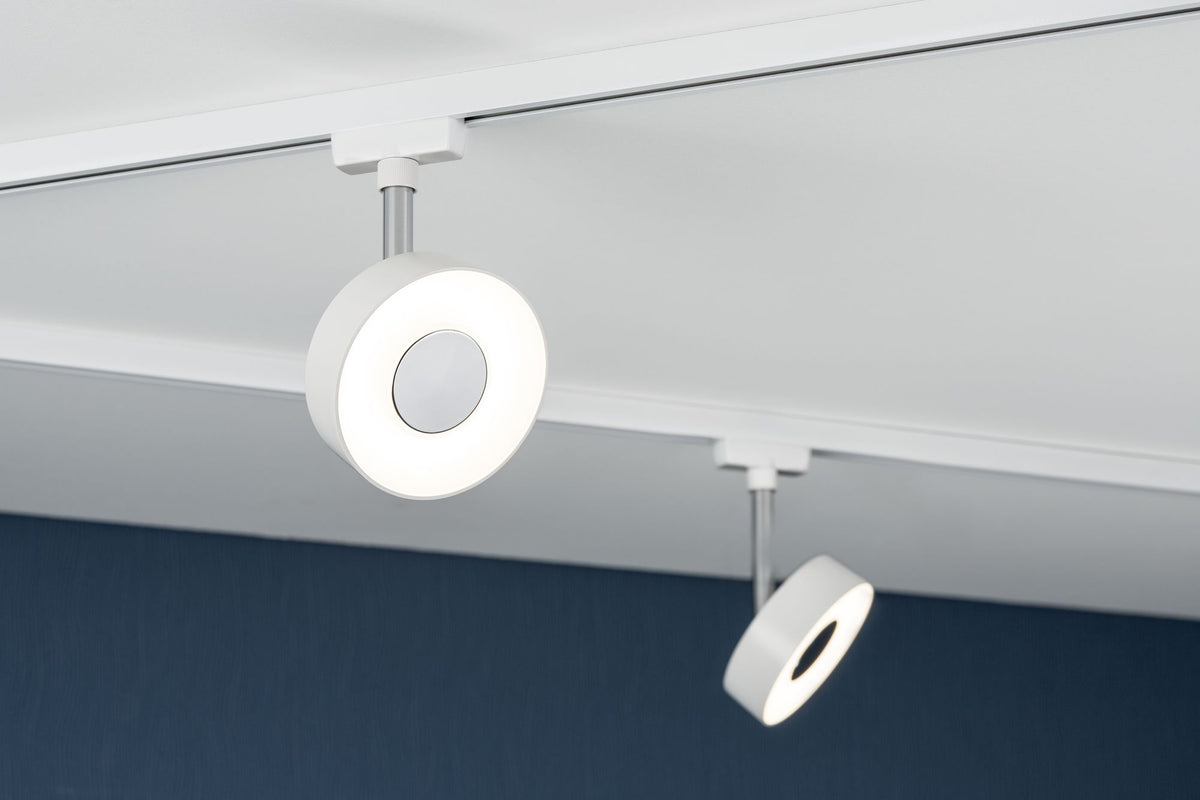 Paulmann URail System LED Spot Circle 1x5W Weiß 230V Met/Kst