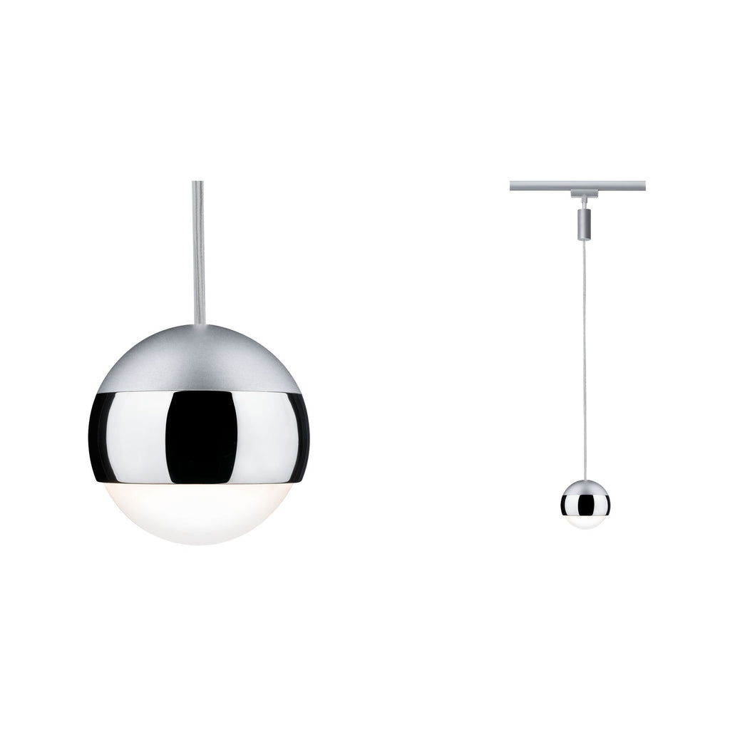 Paulmann URail System LED Pendel Capsule 1x4,5W Chrom matt 230V Metall