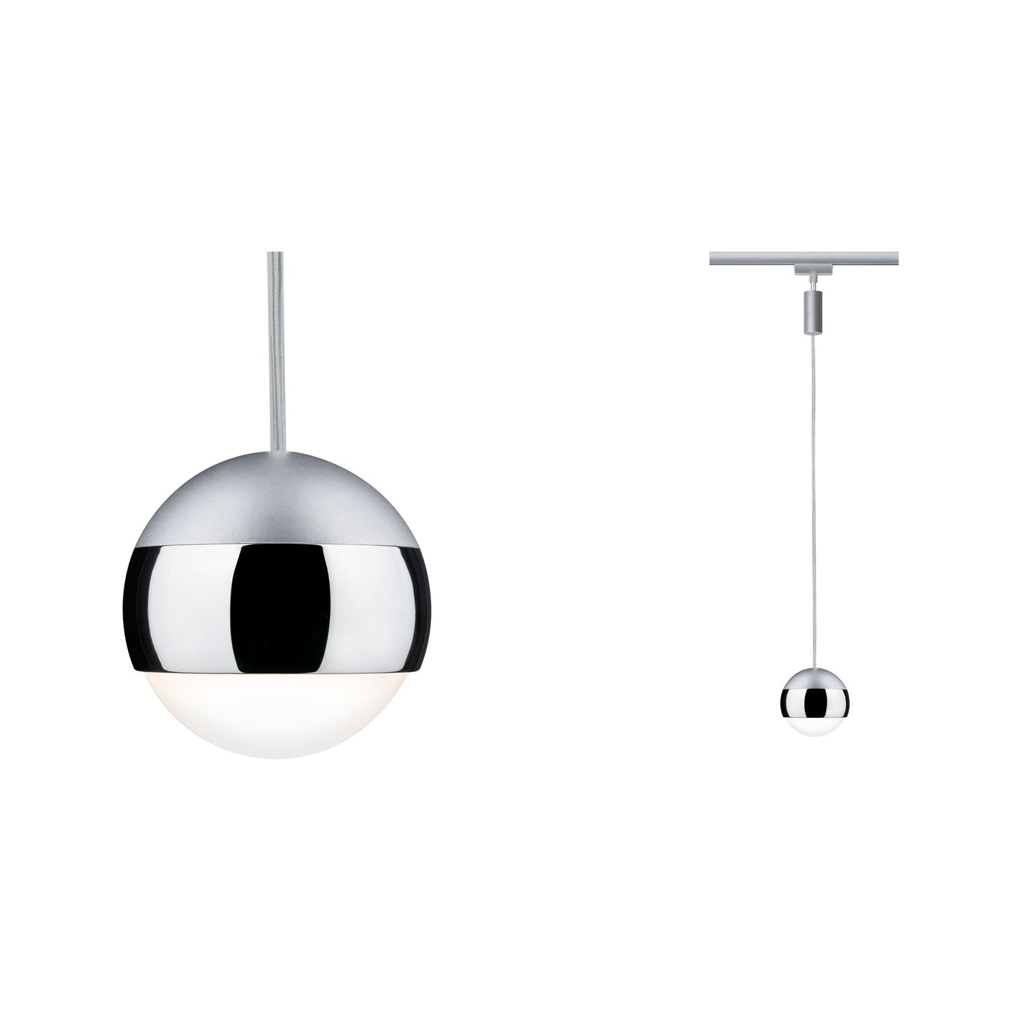 Paulmann URail System LED Pendel Capsule 1x4,5W Chrom matt 230V Metall