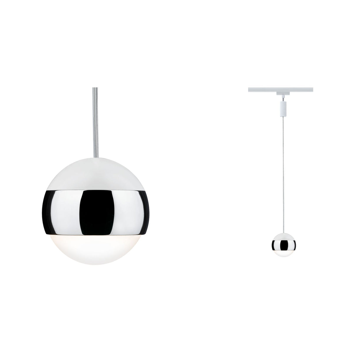 Paulmann URail System LED Pendel Capsule 1x4,5W Weiß 230V Metall