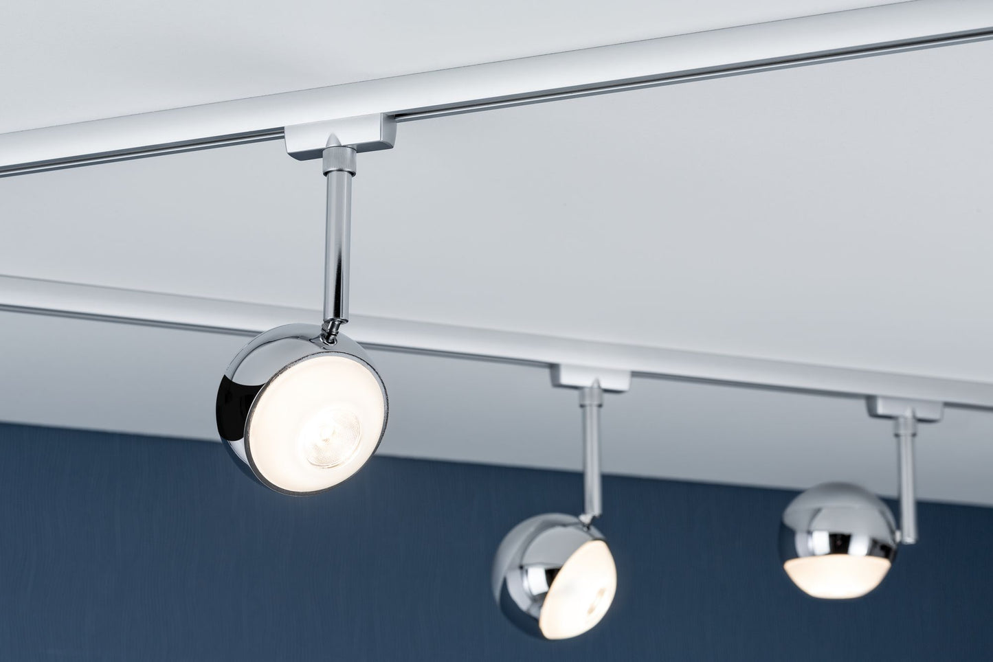 Paulmann URail System LED Spot Capsule 1x4,5W Chrom matt 230V Metall