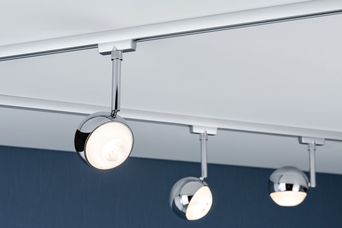 Paulmann URail System LED Spot Capsule 1x4,5W Chrom matt 230V Metall