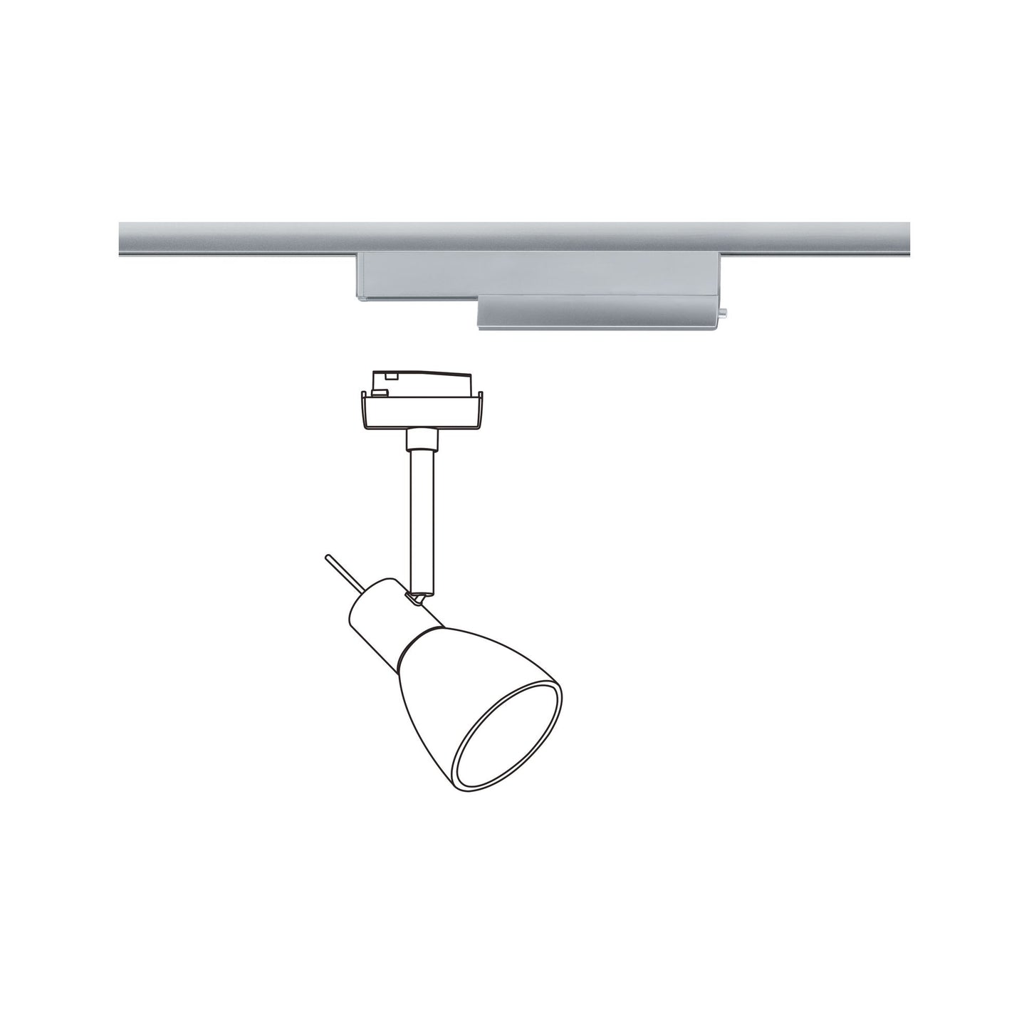 Paulmann URail Wireless Adapter On/Off/Dimm 0-50W Chrom matt