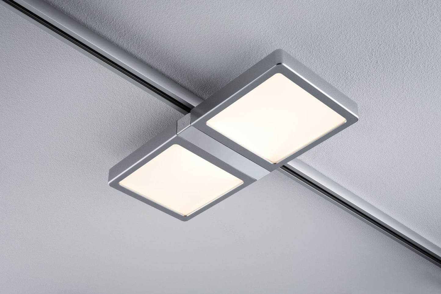 Paulmann URail System LED Panel Double 8W Chrom matt/Chrom 230V Alu/Kunststoff