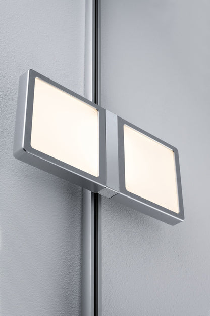 Paulmann URail System LED Panel Double 8W Chrom matt/Chrom 230V Alu/Kunststoff