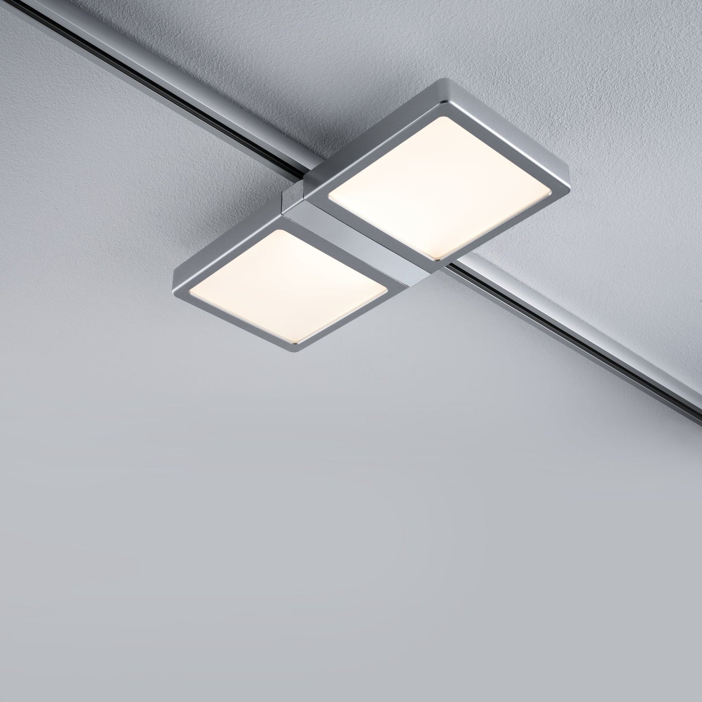 Paulmann URail System LED Panel Double 8W Chrom matt/Chrom 230V Alu/Kunststoff