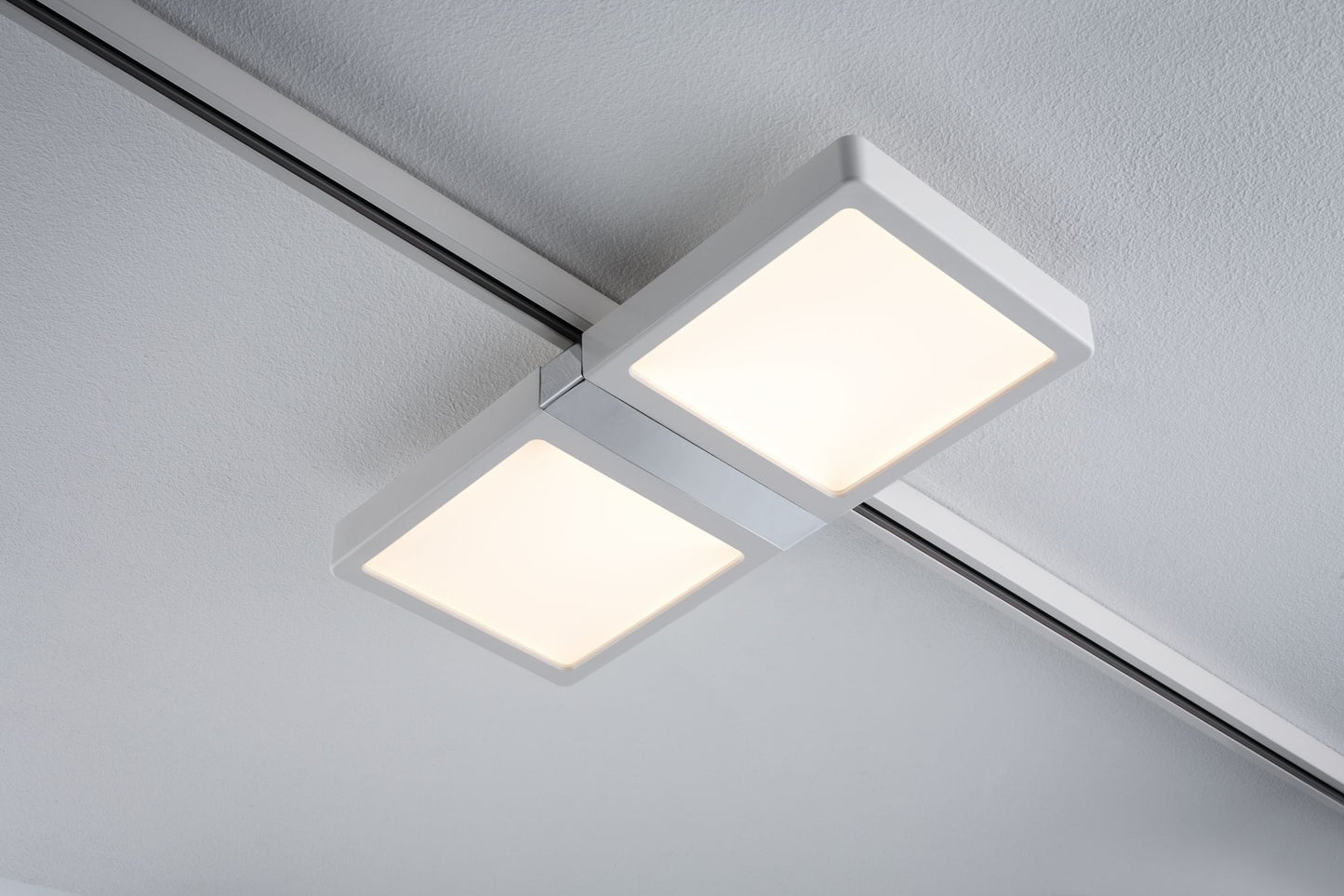 Paulmann URail System LED Panel Double 8W Weiß/Chrom 230V Alu/Kunststoff