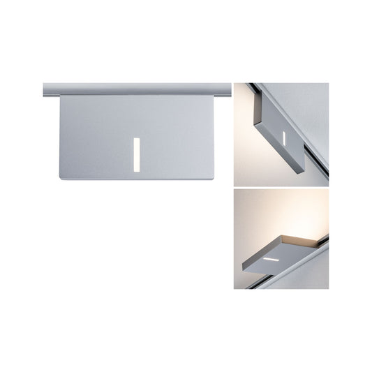 Paulmann URail Spot Uplight Case 16W Chrom matt 230V Met/Kst