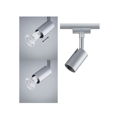 Paulmann URail System Spot Pure I max. 1x10W GU10 Chrom matt/Chrom 230V Met/Kst