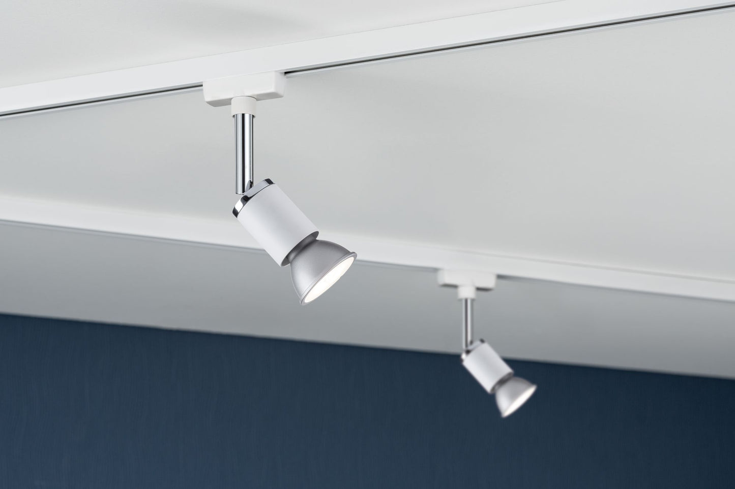 Paulmann URail System Spot Pure II max. 1x10W GU10 Weiß/Chrom 230V Met/Kst