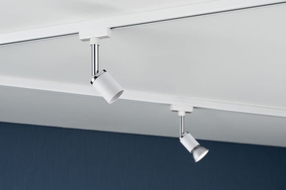 Paulmann URail System Spot Pure II max. 1x10W GU10 Weiß/Chrom 230V Met/Kst