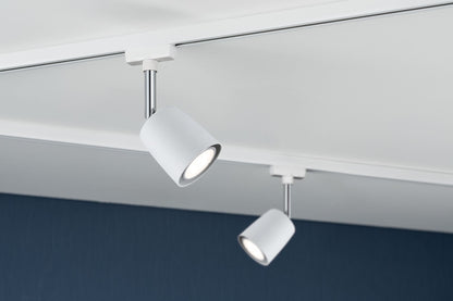 Paulmann URail System Spot Cover max. 1x10W GU10 Weiß/Chrom 230V Met/Kst