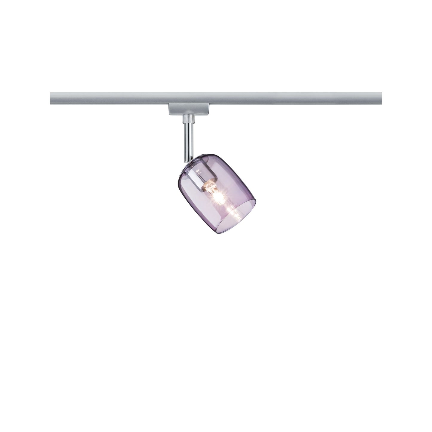 Paulmann URail System Spot Blossom max. 1x10W G9 Chrom matt/Lila transp. 230V Metall/Glas