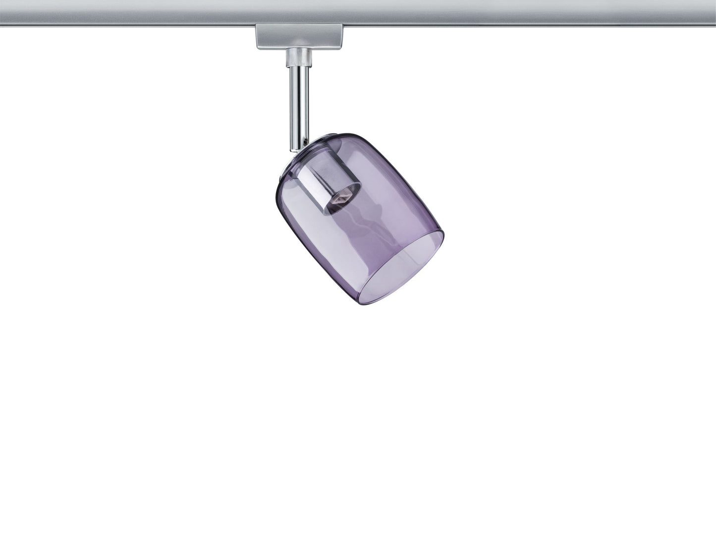 Paulmann URail System Spot Blossom max. 1x10W G9 Chrom matt/Lila transp. 230V Metall/Glas