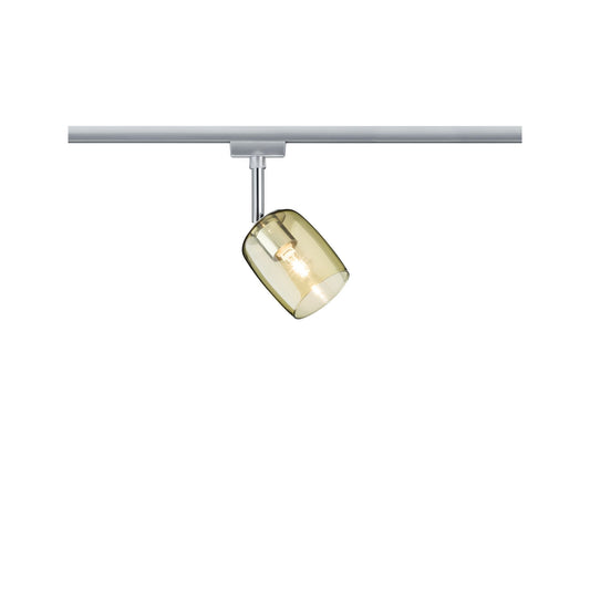 Paulmann URail System Spot Blossom max. 1x10W G9 Chrom matt/Gelb transp. 230V Metall/Glas