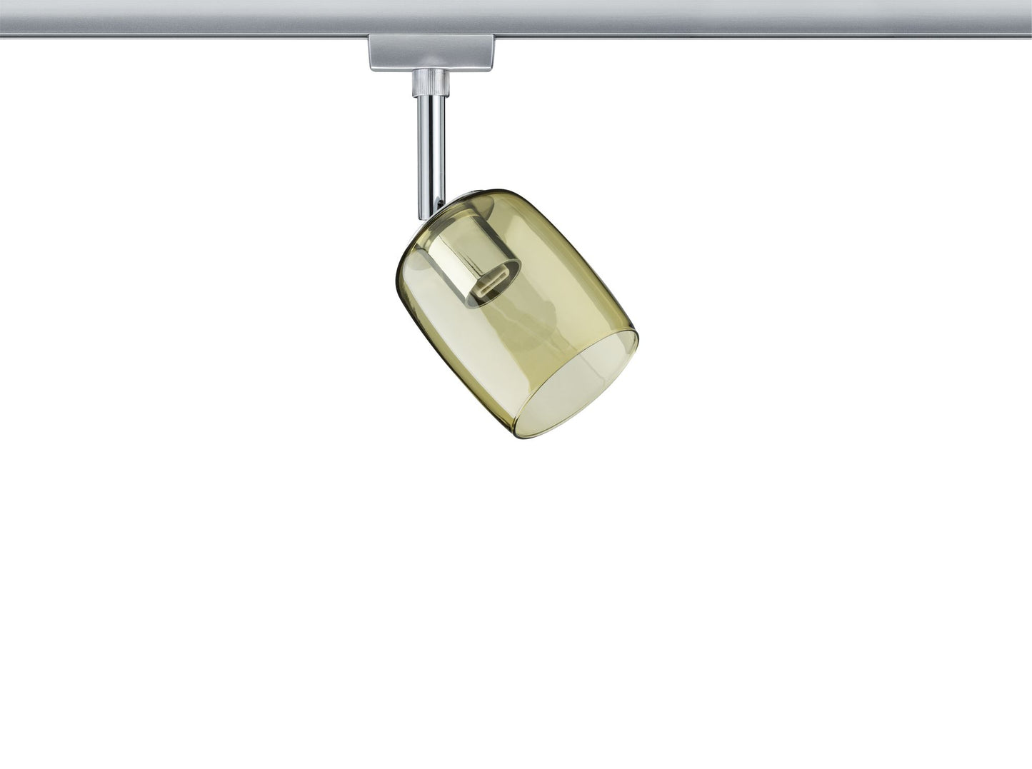 Paulmann URail System Spot Blossom max. 1x10W G9 Chrom matt/Gelb transp. 230V Metall/Glas