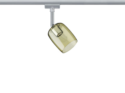Paulmann URail System Spot Blossom max. 1x10W G9 Chrom matt/Gelb transp. 230V Metall/Glas