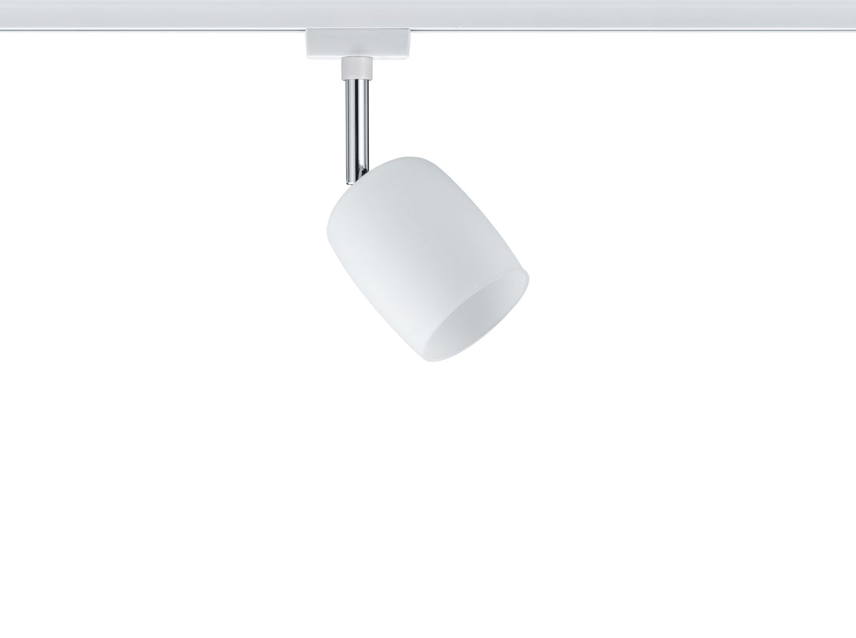 Paulmann URail System Spot Blossom max. 1x10W G9 Weiß/Satin 230V Metall/Glas