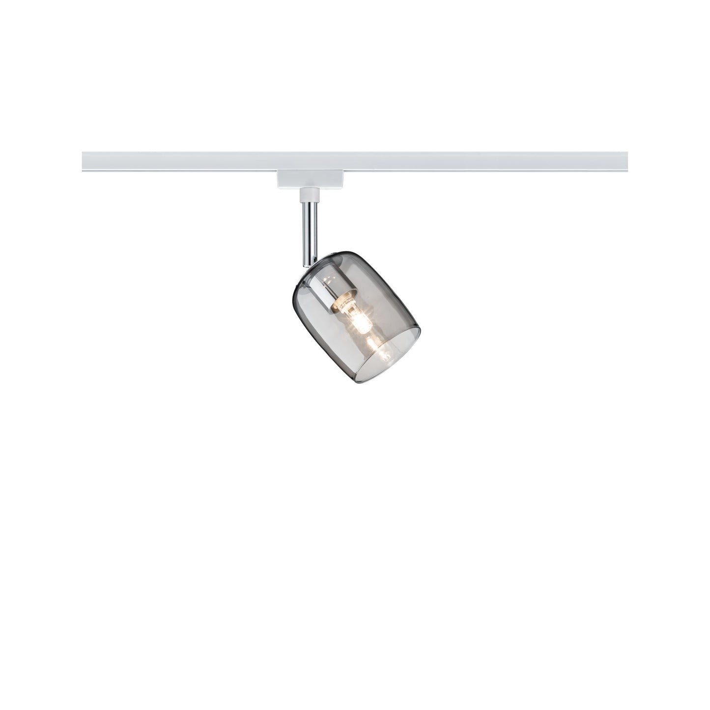 Paulmann URail System Spot Blossom max. 1x10W G9 Weiß/Grau transparent 230V Metall/Glas