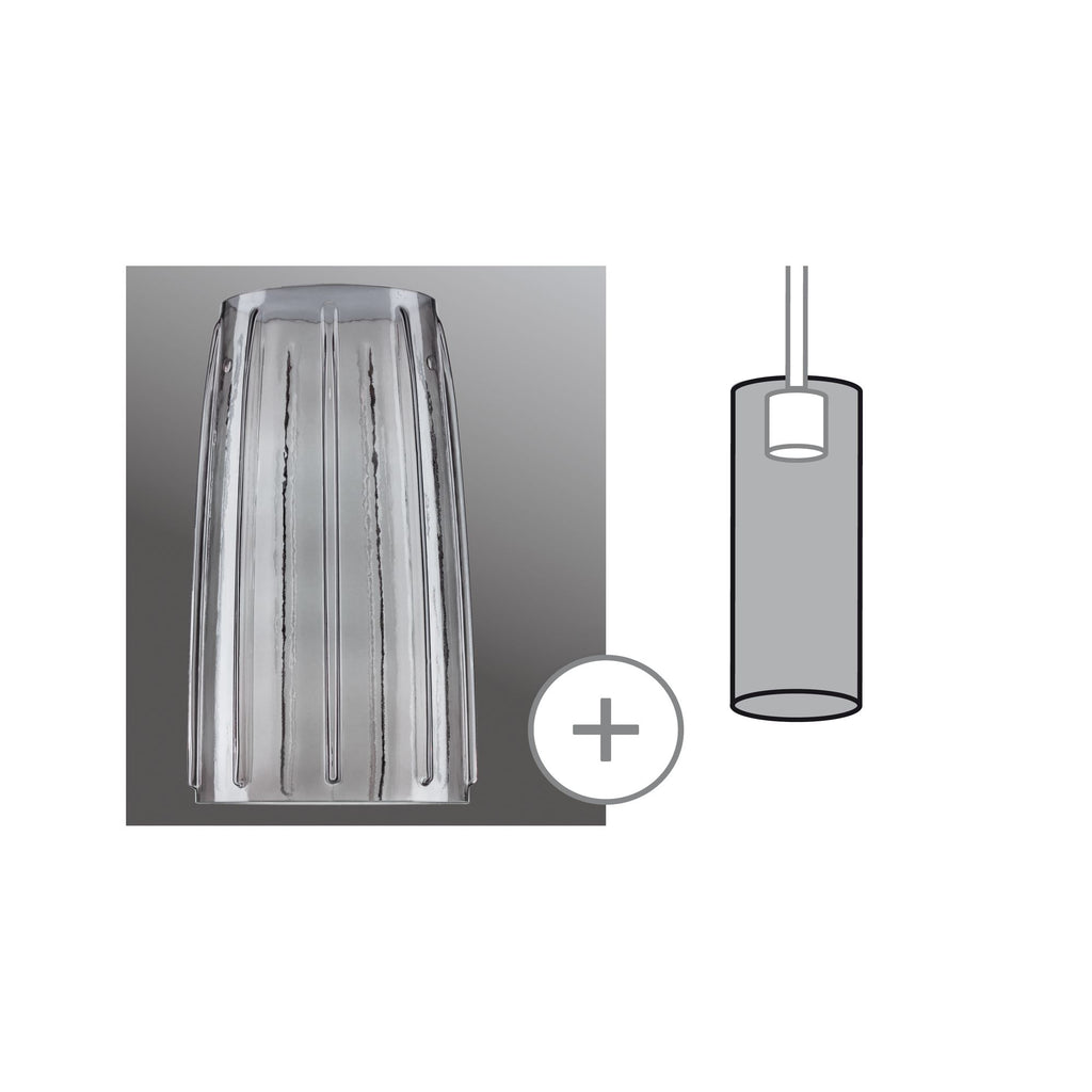 Paulmann URail 2Easy Glas Drio Rauch Glas