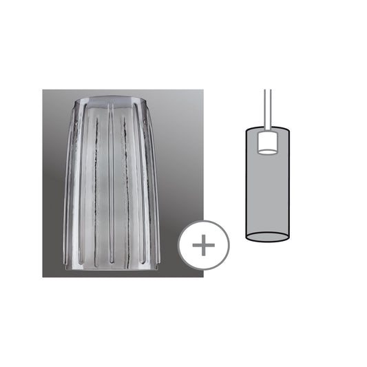Paulmann URail 2Easy Glas Drio Rauch Glas