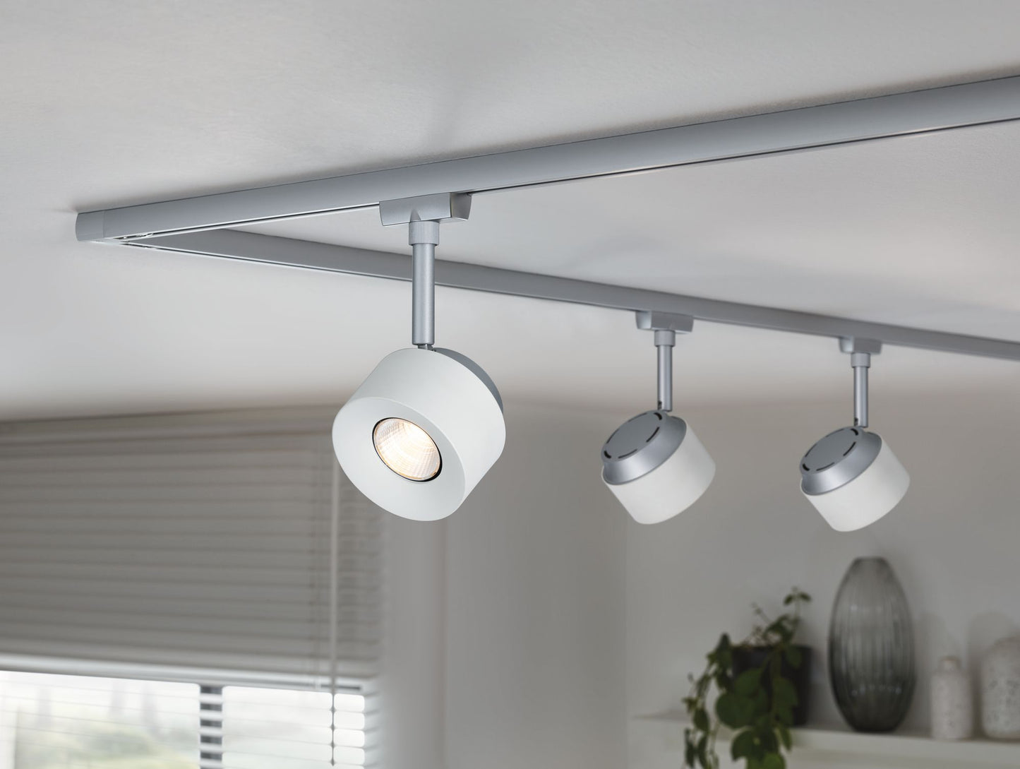 Paulmann URail Spot Pane 1x7W Weiß/Chrom matt 230V Metall/Kunststoff dimmbar