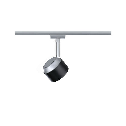 Paulmann URail Spot Pane 1x7W Schwarz/Chrom matt 230V Metall/Kunststoff dimmbar
