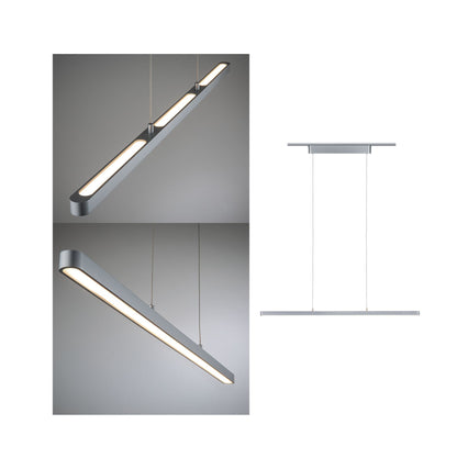 Paulmann URail Pendel Lento 1x42W Chrom matt 230V Metall dimmbar