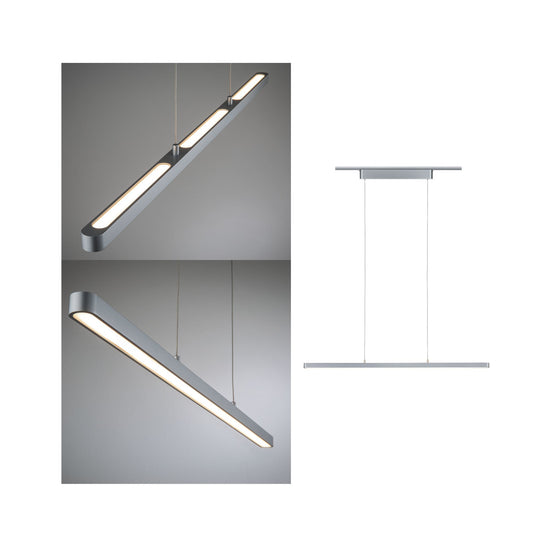 Paulmann URail Pendel Lento 1x42W Chrom matt 230V Metall dimmbar