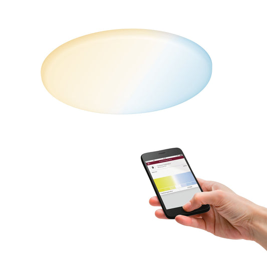 Paulmann EB Panel Veluna VariFit IP44 15W TuneW Zigbee 185mm Kst