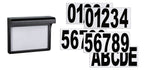 Paulmann Solar Hausnummernleuchte Dayton II IP44 3000K Schwarz