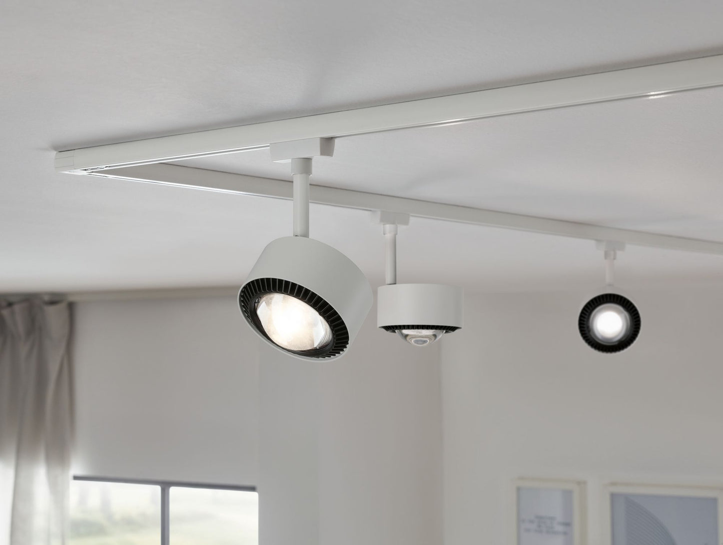 Paulmann URail LED Spot Aldan II 1x8W Weiß#Schwarz 2.700K dimmbar