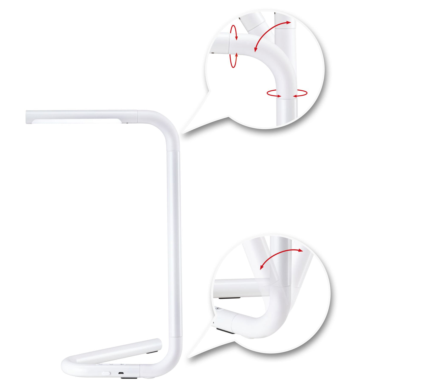 Paulmann AS FlexLink LED Desklamp 4,5W wh tunW dim Kabel 1,50m USB charging