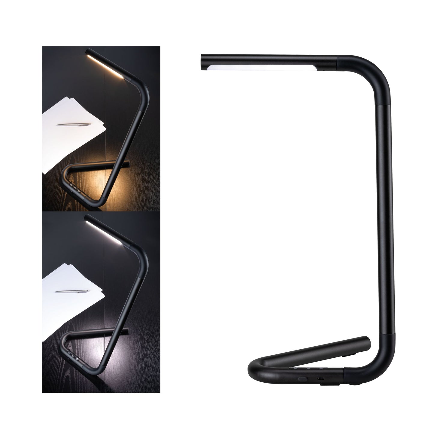 Paulmann AS FlexLink LED Desklamp 4,5W sw tunW dim Kabel 1,50m USB charging