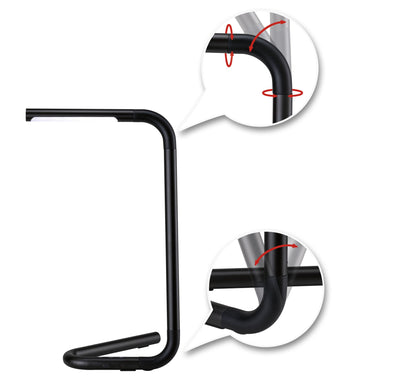 Paulmann AS FlexLink LED Desklamp 4,5W sw tunW dim Kabel 1,50m USB charging