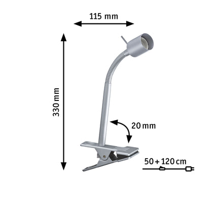 Paulmann Klemmspot Finja GU10 max 6,5 W Chrom